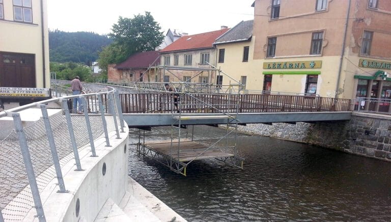Letovice u Brna – modulové lešení ALFIX MODUL